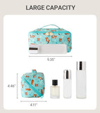 Travel Makeup Bag for Women (Lazy Otter)