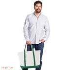 Medium Classic Canvas Tote Bag for Women (Blank: Emerald)