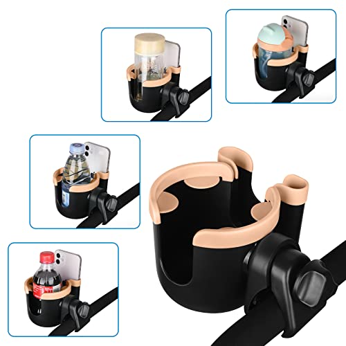Stroller Cup Holder with Phone Holder (Mix Pink)