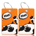 Funny Animal Luggage Tags Suitcases (Orange)