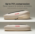 Premium Compression Packing Cubes for Travel (Sand / 6 pack)