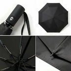 Small Compact Travel Umbrella with UV Protection for Sun & Rain (K-2 Pack Macha Green & Black)