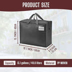 Heavy Duty Moving Bags (Dark Gray / 13 Gallon-4 Pack)