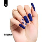 Beetles Blue Gel Nail Polish (D - Creme Blue | Midnight Ocean)