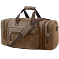 Large Canvas Duffle Bag for Travel (Coffee / 70L)