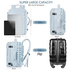 Travel Backpack for Men Women (Light-blue / X-Large)