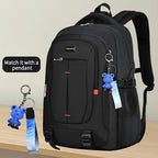 Backpack for School Boys Backpacks for Kids Camo Bookbag for Middle School Bags high school Waterproof Travel Back Pack (Medium (18.5*12.9*9 inches) / Black + (Pendant))