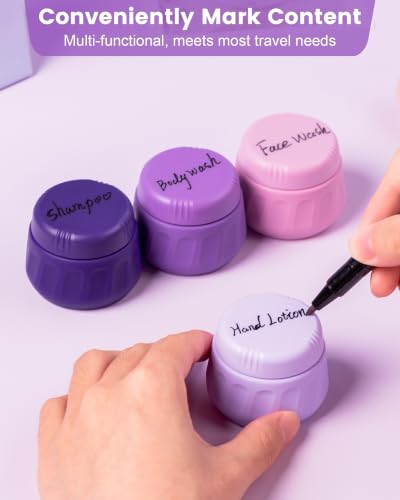 Travel Containers for Toiletries (1 OZ (30ML) / Violet)
