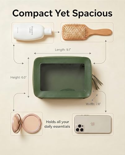 Clear Makeup Bags (C-Green)