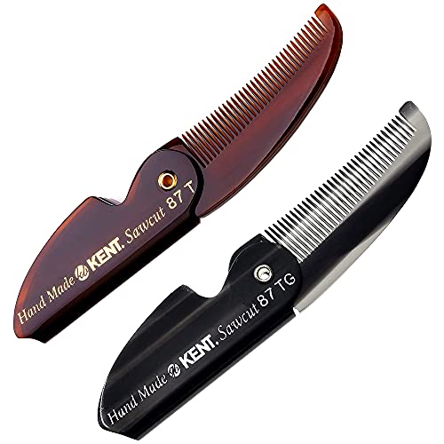 87T Combo Handmade Folding Pocket Comb for Men (Pack of 2 / Combo)