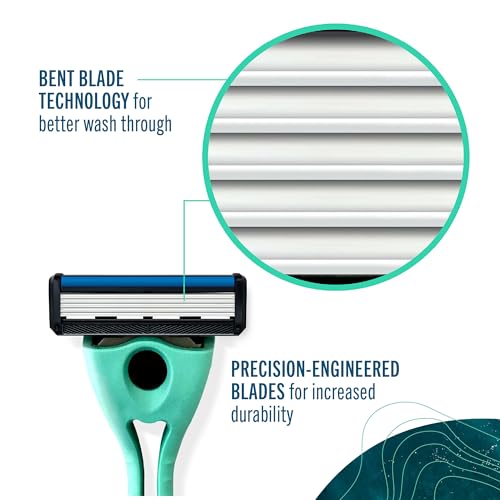 POPi Shave 5 Wave 5 Blade Razor Refills (Replacement Cartridges 8ct)