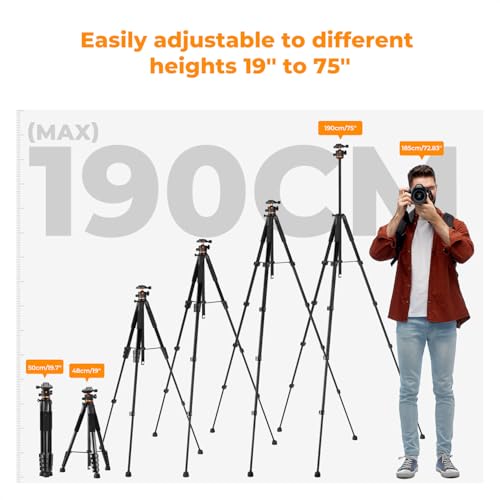 75 inch 190cm Camera Tripod