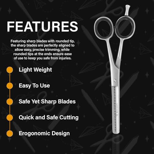 Thinning Shears For Hair Cutting (Silver Hair Thinner)