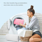 Laundry Shoe Bags for Washing Machine (Pink-2Pcs)