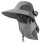 Womens Sun Hat UV Protection (One Size / Drak Grey)
