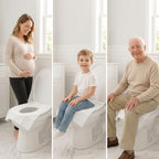 Individually Wrapped XXL Toilet Seat Covers Disposable Flushable for Travel (XXL-30 individual packs)