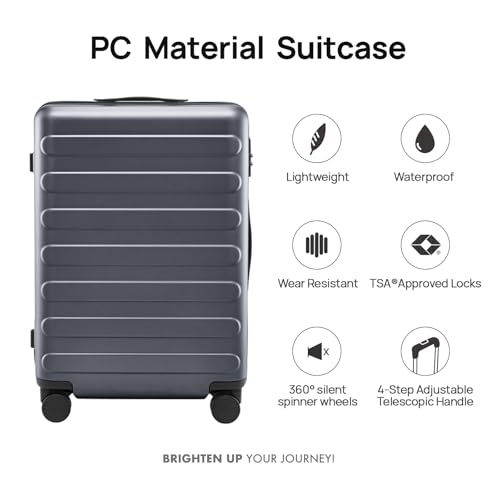 Medium Checked Luggage 26 Inch (02-Grey (Basic) / Checked 26-Inch)