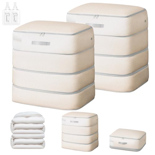 Comforter Storage Bag (Beige / 2 Pack)