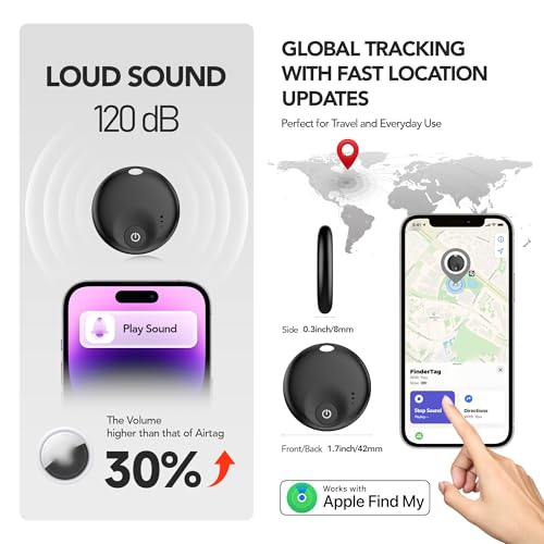 Air Tracker Tags 1 Pack (Black(1 Pack))