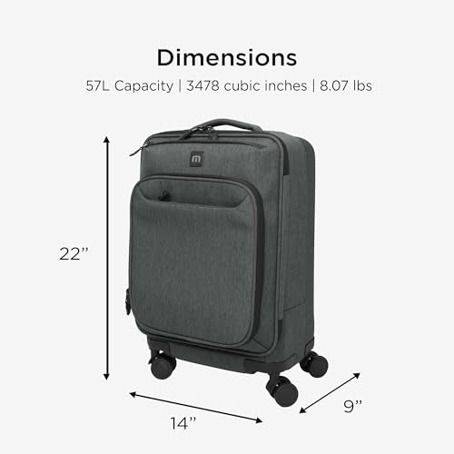 Quad Carry On Spinner TMB400 (Graphite Heather)