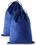 2 Pcs Shoe Bags for Travel (Palace Blue / 17.3"x12.6")