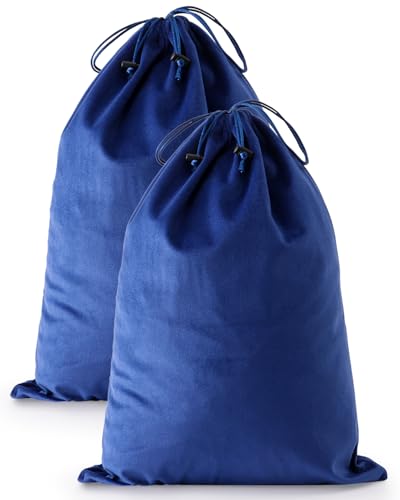 2 Pcs Shoe Bags for Travel (Palace Blue / 17.3"x12.6")