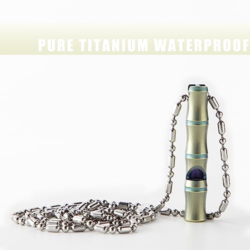 Titanium Whistl Survival Whistle Emergency Loud Sound (green)