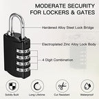 50 Pcs 4 Digit Combination Locks Small Combo for Luggage
