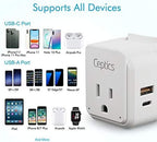Ceptics Germany, Korea Travel Plug Adapter Set, 20W PD & QC, Safe Dual USB & - Image 7