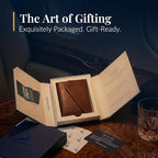 Full Grain Leather Wallet for Men (Cognac Brown)