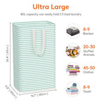 80L Large Laundry Baskets (Sage Green / 80L)