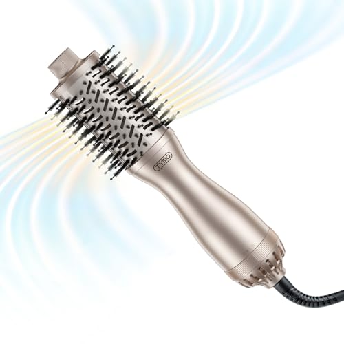Hair Blow Dryer Brush (Gold)