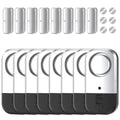 Door Window Alarm Sensors (8 Pack / Silver Gray)