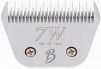 Skip Tooth 7 Wide Blade Dog Grooming Cuts Length 1/8" - 3.2mm Japanese Carbon Steel 7 Skip Tooth Blade Dog Grooming | 7W Clipper Blade (B7W)