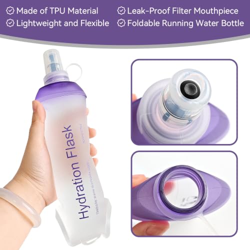 250ml Soft Flask (1pcs, 250ml Purple)