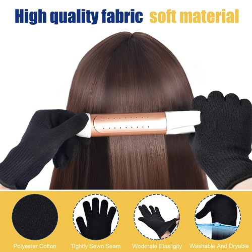 Heat Proof Medium Glove Mitts for Hair Styling