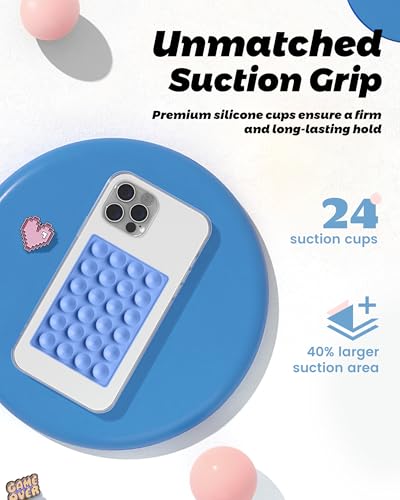 Airplane Travel Essential Accessories Phone Holder for Women Men (Sky Blue)