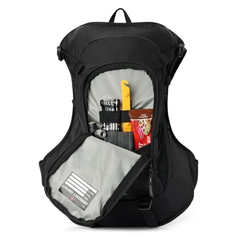 MTB Hydro Hydration Pack with Hydration Bladder (12L, Carbon Black)
