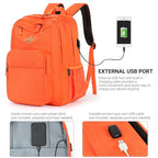 36L Backpack for College (Tangerine / 18.5 Inch)