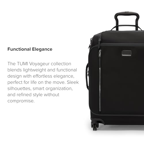 Voyageur Leger 4 Wheeled Luggage (BLACK/GUNMETAL / 21.8" Continental Expandable Carry-on)