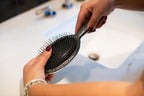 Glitter Hair Brush Detangler (Glitter - Black)