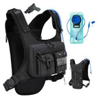 USA Patent Running Hydration Vest Backpack (Black V2 / Standard)