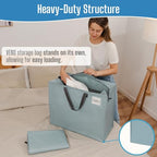 Heavy Duty Moving Bags (Light Blue / 22 Gallon-4 Pack)