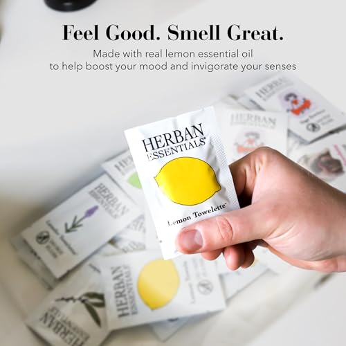 Lemon Wipes & Towelettes (20 Count (Pack of 1))