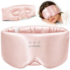 3D Silk Bluetooth Sleep Mask (Pink)