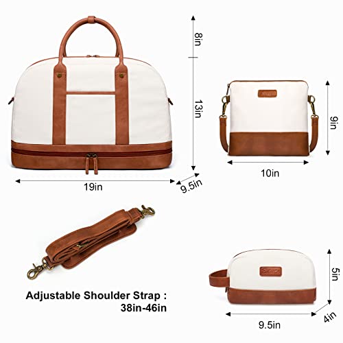 Weekender Bag for Women (B-Beige-1pcs)