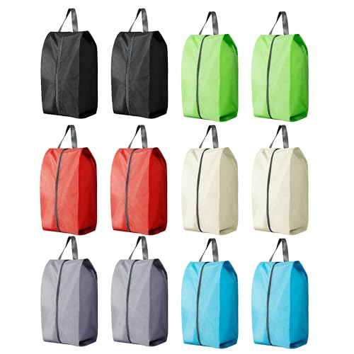 Travel Shoe Bags (Black, Gray, Green, Red, Cream, Blue)