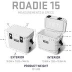 Roadie 15 Hard Cooler with DoubleDuty Shoulder Strap (Tan)