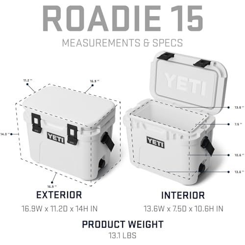 Roadie 15 Hard Cooler with DoubleDuty Shoulder Strap (Tan)