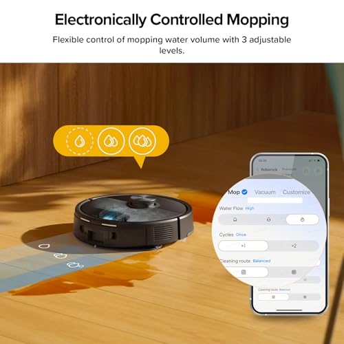 Robot Vacuum Mop with LiDAR (Black03)